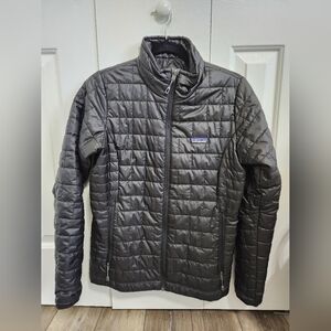 Patagonia Women's Black Nano Puff Quilted Puffer Jacket Small